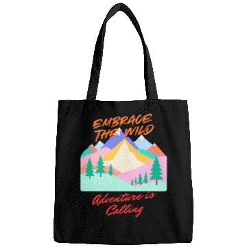 Discover embrace the wild. adventure is calling Bags