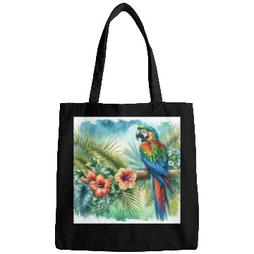 Discover Majestic Macaw Parrot Bags