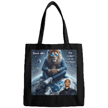 Discover Dank Nity - The Coolest Cat On The Planet Bags