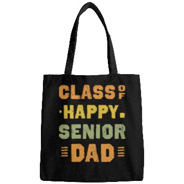 Discover Happy class of 2025 dad senior father graduation Bags