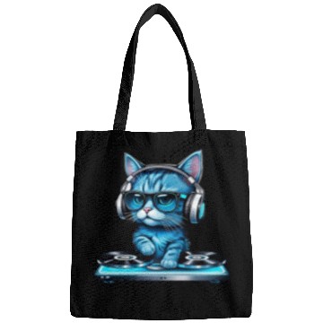 Discover DJ Kitty in Blue Mixing Beats Bags
