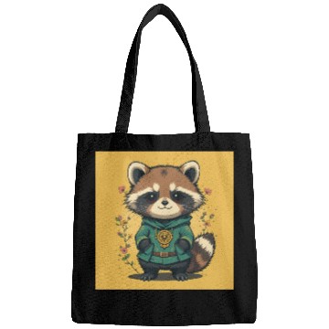 Discover Forest Guardian Raccoon Bags