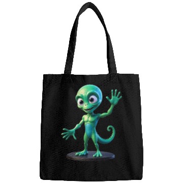 Discover green alien Bags