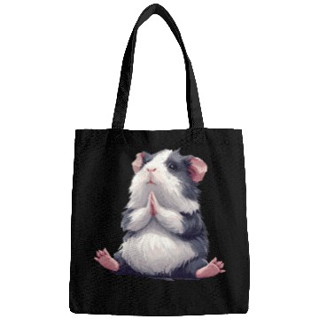 Discover Prayerful Guinea Pig Animal Zen Bags