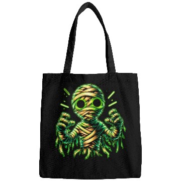 Discover Neon Mummy Glow – Cursed Undead Wrap Bags