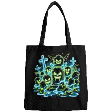 Discover Neon Tomb Uprising – Glowing Graveyard Ghouls Bags