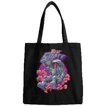 Discover Beat Space – Cosmic DJ Astronaut Vibes Bags