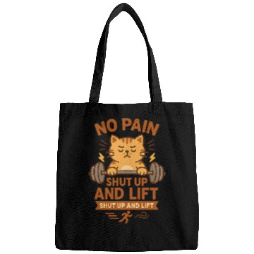 Discover Grumpy Gym Cat – No Pain Shut Up and Lift Bags