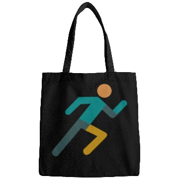 Discover Running Icon – Minimalist Runner Design Bags
