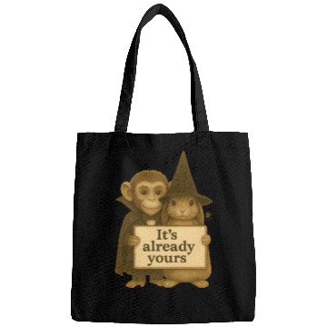 Discover It's Already Yours - Witch Bunny & Vampire Monkey Bags