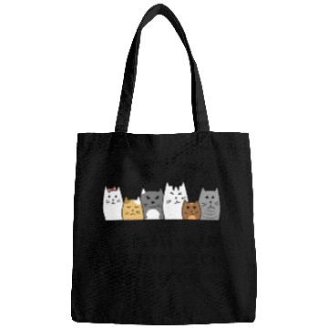 Discover Cat Family Love Black Bags