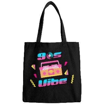 Discover 90s Vibe Retro Nostalgia Boombox Bags