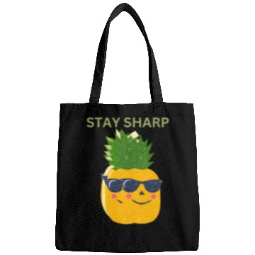 Discover “Stay Sharp” (Pineapple with Sunglasses) Bags