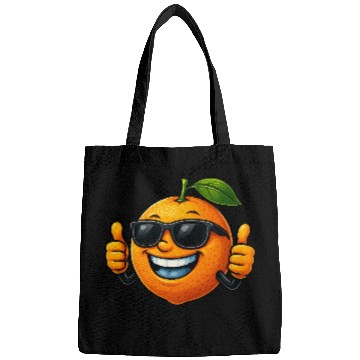 Discover Cool sweet orange cartoon summer fruit Bags