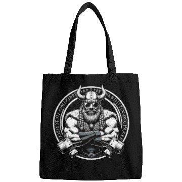Discover Viking Warrior Man Odin Thor Norman Walhalla Bags