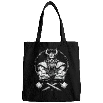 Discover Viking Warrior Man Odin Thor Norman Walhalla Bags