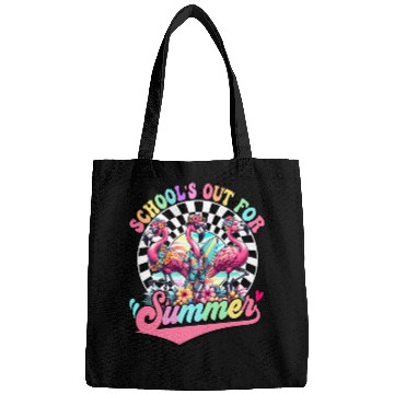 Discover Schools Out For Summer Flamingo Teaches Students Bags