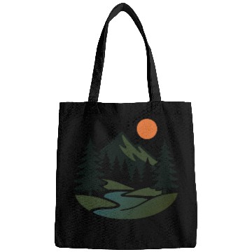 Discover Scenic Nature View – Peaceful Landscape design Bags
