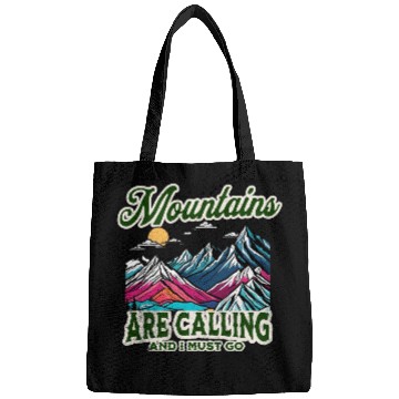Discover Mountains Are Calling Retro Adventure Bags