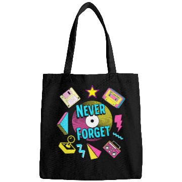 Discover Never Forget 90s Retro Nostalgia Bags