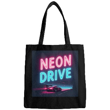 Discover Neon Drive - Retro Synthwave Design Bags