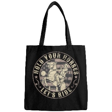 Discover Hold Your Horses, Let's Ride – Retro Cowboy Bags