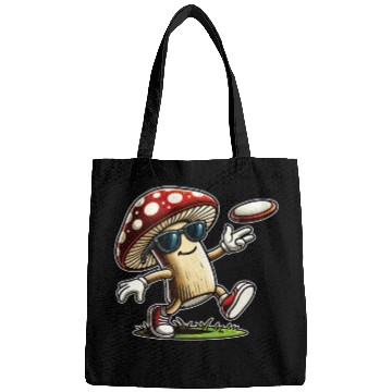 Discover Funny Mushroom Disc Golf Cool Frisbee Player Bags