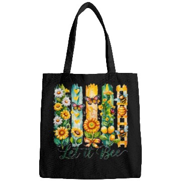 Discover Let It Bee Positivity Spring Summer Bags
