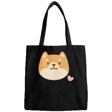 Discover Kawaii Shiba Inu Brown Bags