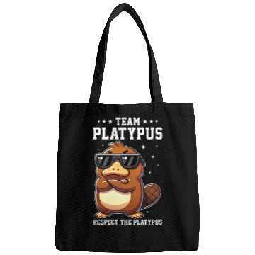 Discover Funny Team Platypus Respect The Platypus Cool Bags