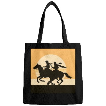 Discover Wild West Cowboy Sunset Ride Bags