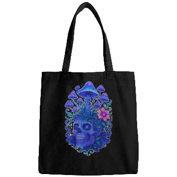 Discover Fungi Mind - Trippy Skull Bloom Bags