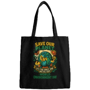 Discover Earth Celebrates World Environment Day Bags