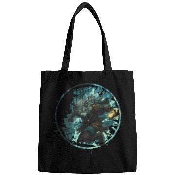 Discover Mystical Werewolf With Magic In The Dark Forest Bags