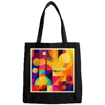 Discover Vibrant Geometric Harmony Bags
