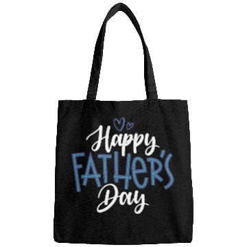 Discover Happy Father's Day Handwritten Design Bags
