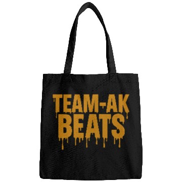 Discover Yellow TEAM-AK BEATS Logo Bags