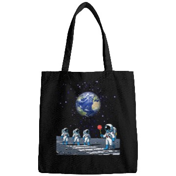 Discover Space Crossing Moon Walk Bags