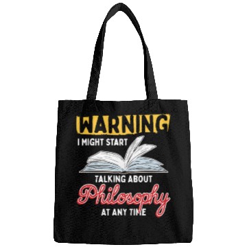 Discover Talking About Philosophy Philosopher Design Bags