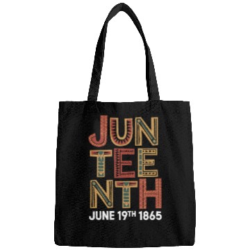 Discover Pride Black History June 1865 Juneteenth Bags