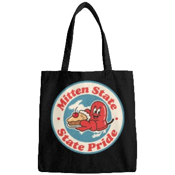 Discover Great Lakes Charm Michigan Mitten Vintage Style Bags
