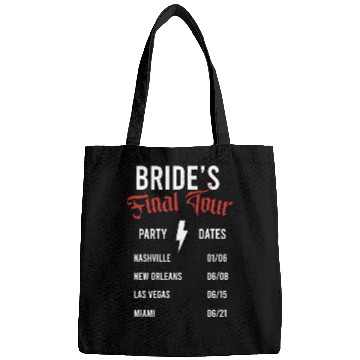 Discover Bride's Final Tour Tour Bags Design