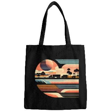 Discover Vintage Sunset Drive Bags