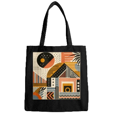 Discover Vibrant Geometric Shapes Bags