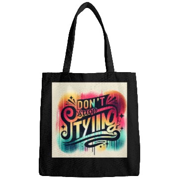 Discover Vibrant Expressionist Typography Bags