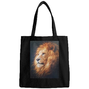 Discover Lion designer logo Bags