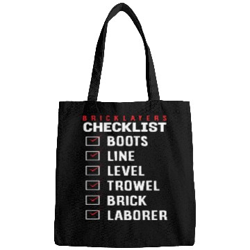 Discover Bricklayer Checklist Boots Line Level Trowel Brick Bags