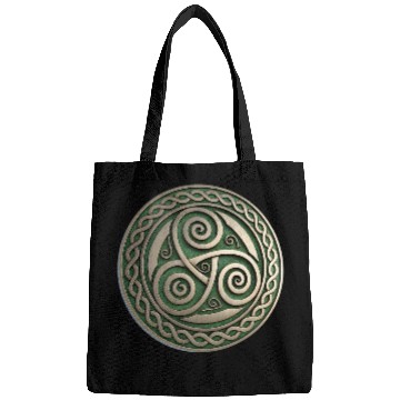 Discover Green Festival Logo Representing Irish Bags