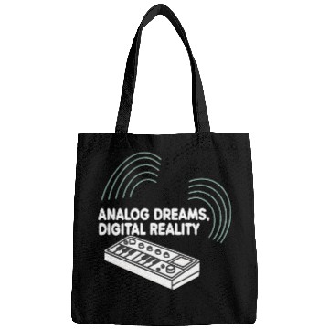 Discover Analog Dreams Digital Reality Synth 80s 90s Bags