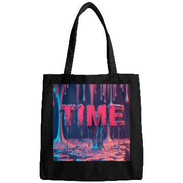 Discover Abstract Dripping TIME Bags